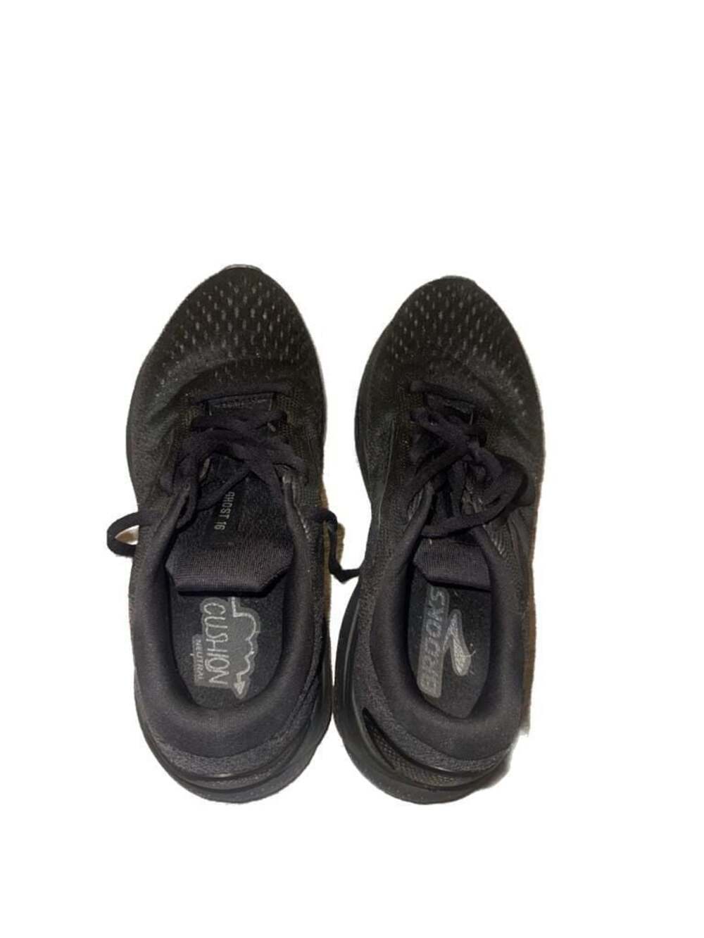 Brooks Ghost 16 Running Shoes Black Size 9 Wide (D)